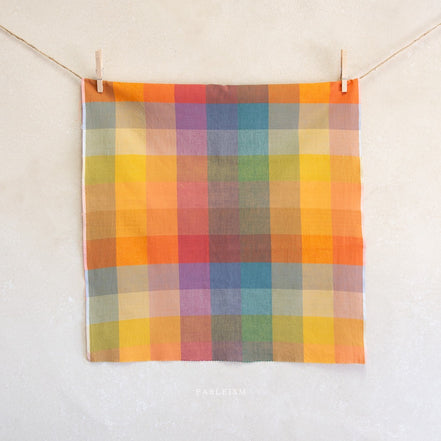 Cotton Fabric- "Wide Happy Checkers in Bold"- Lumiére (Wide Width)- Fableism- 54” Wide