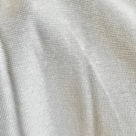 Gray Avalon 1x1 Rib Knit Cotton Fabric- 68” Wide