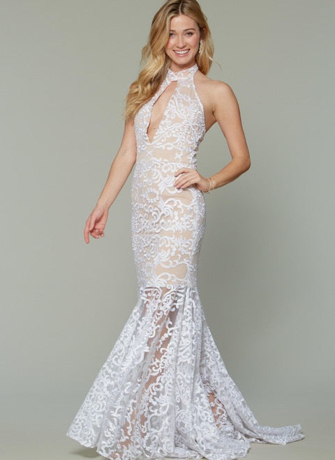 McCall's Sewing Pattern Misses' Column and Trumpet Dresses with Bodice and Sleeve Variations- M7569- 6-8-10-12-14