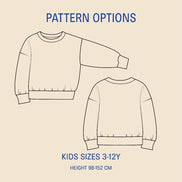 James Sweater Kids' Paper Sewing Pattern- Wardrobe By Me- Kids sizes 3-12