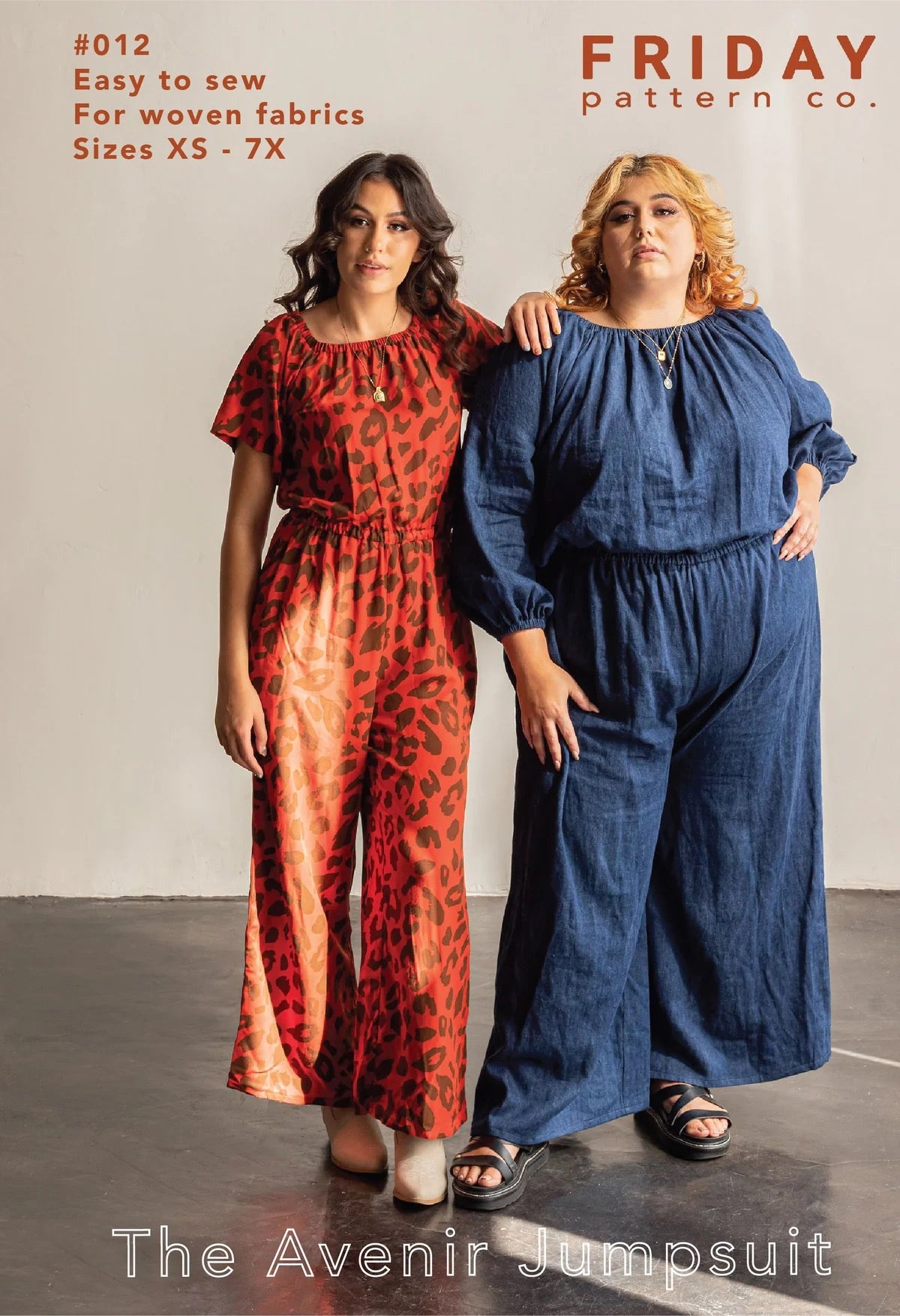 Avenir Jumpsuit- Printed Pattern- Friday Pattern Co.