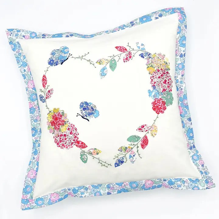 Alice Caroline- Liberty Tana Lawn® Fabric Tender Heart Cushion Kit