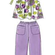 McCall's Sewing Pattern Children's/Girls' Gathered Tops, Dresses, Shorts and Pants- M5797- 3-4-5-6-