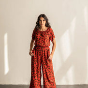 Avenir Jumpsuit- Printed Pattern- Friday Pattern Co.