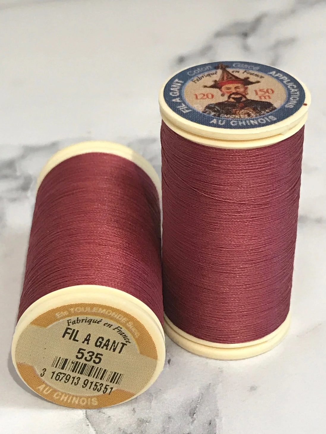 Sajou No. 535- Garnet GLOVING THREAD- Fil a gant au Chinois