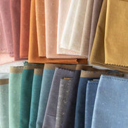 Sprout Woven X Fabric- Woven Cotton- Fableism- Porcelain Blue- 44