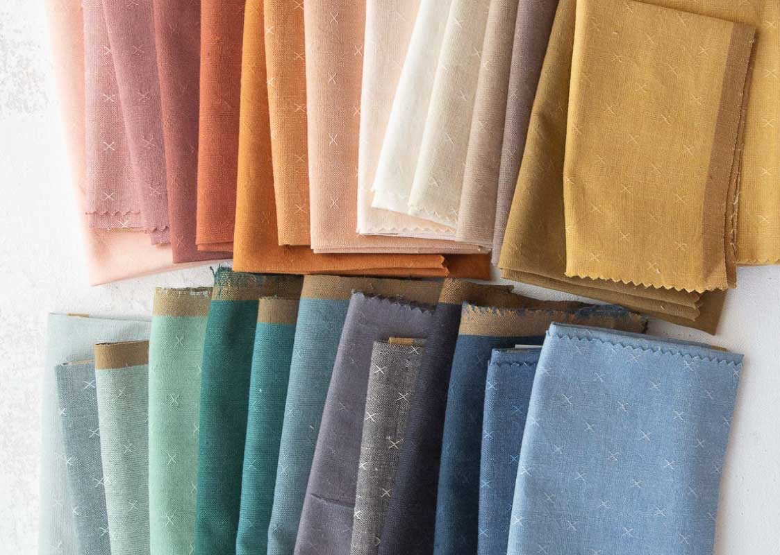 Sprout Woven X Fabric- Woven Cotton- Fableism- Porcelain Blue- 44
