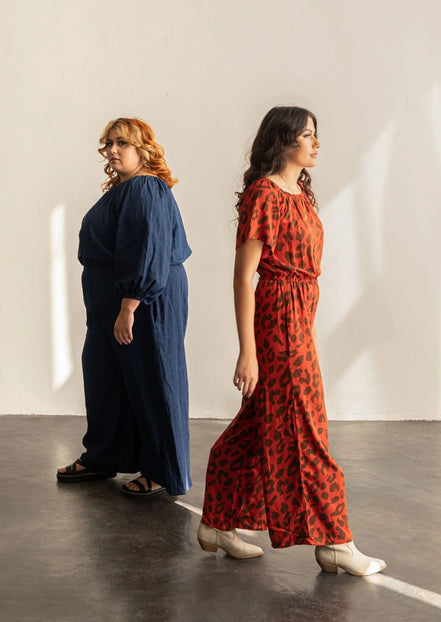 Avenir Jumpsuit- Printed Pattern- Friday Pattern Co.