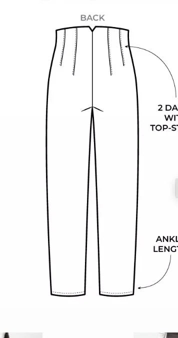 Claude Woven Pant- Style Arc Paper Pattern- Sizes 4-16