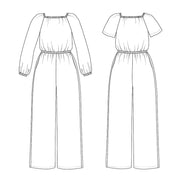 Avenir Jumpsuit- Printed Pattern- Friday Pattern Co.