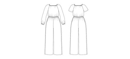 Avenir Jumpsuit- Printed Pattern- Friday Pattern Co.