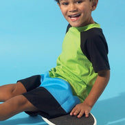 McCall's Sewing Pattern Children's/Boys' Shirt, Top and Shorts- M6548- (3-4-5-6), (7-8-10-12-14)