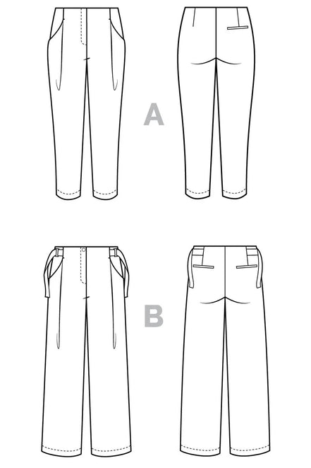 Mitchell Trousers- Closet Core Paper Pattern
