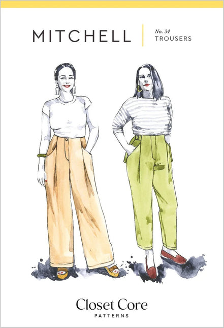 Mitchell Trousers- Closet Core Paper Pattern