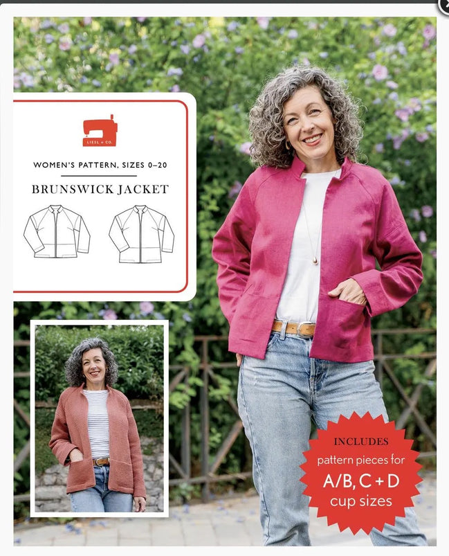 Brunswick Jacket Paper Pattern- Liesl + Co.