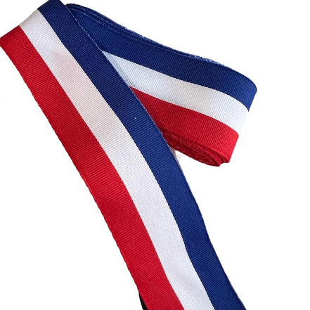 France- Red, White, Blue- Grosgrain Ribbon- 38MM or 1.5” Wide