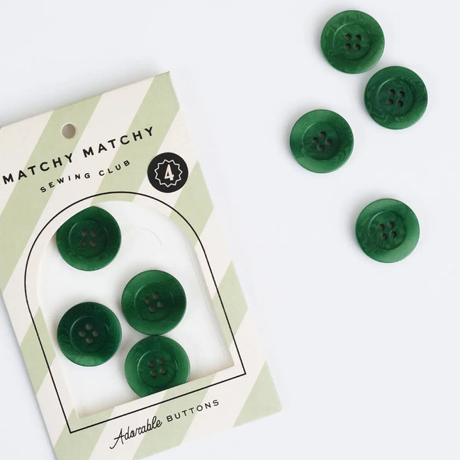Juniper 1" Corozo Nut Buttons- Set of 4- Matchy Matchy