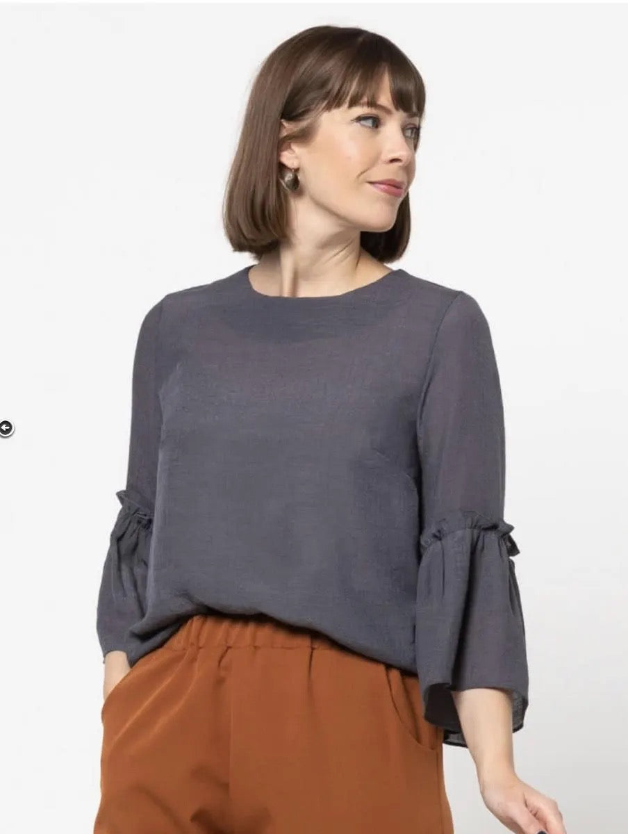Effie Woven Top- Style Arc Paper Pattern- Sizes 4-16, 10-22, 18-30, 28-36