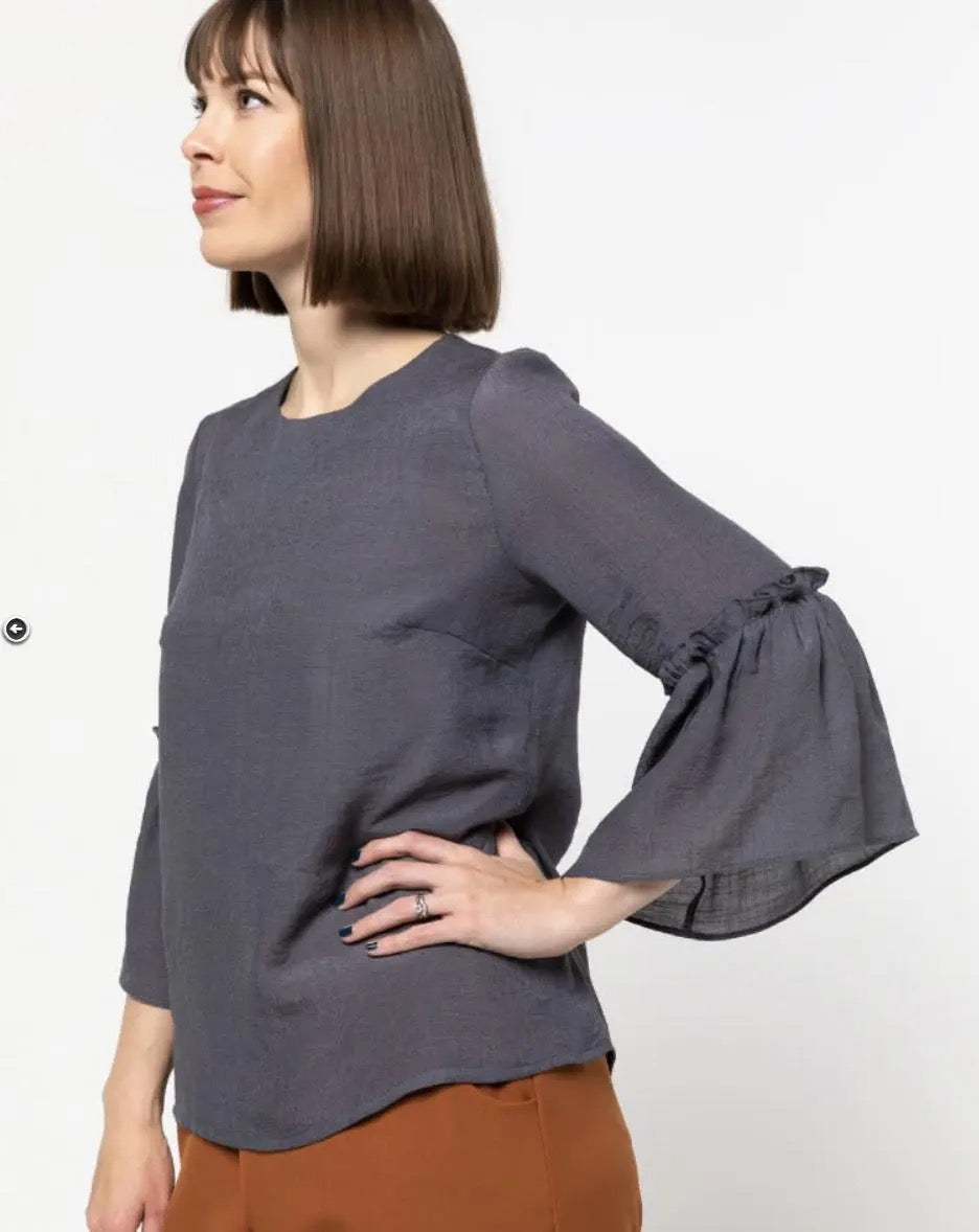 Effie Woven Top- Style Arc Paper Pattern- Sizes 4-16, 10-22, 18-30, 28-36