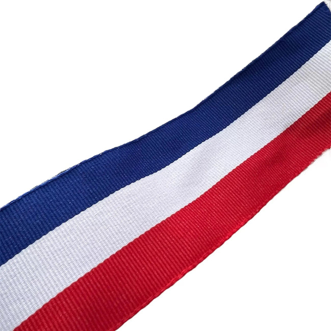 France- Red, White, Blue- Grosgrain Ribbon- 38MM or 1.5” Wide
