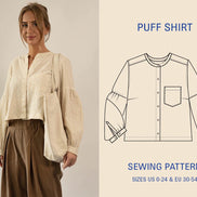 Puff Shirt- Wardrobe By Me- Paper Pattern- Sizes 0-24