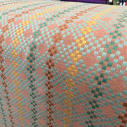 Beautiful Woven Cotton Fabric- “Mosaic- Hidden Spring