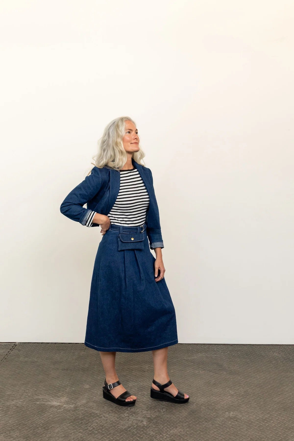 Bernadette Skirt Paper Pattern- Friday Pattern Co.