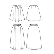 Bernadette Skirt Paper Pattern- Friday Pattern Co.