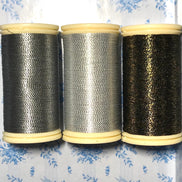 Sajou Assortment #1 Box- Metallic Classic Tones- 12 Spools- Fil au Chinois