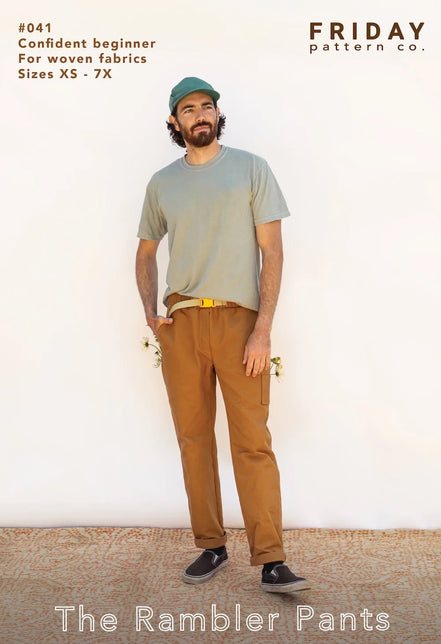 Rambler Pants Paper Pattern- Friday Pattern Co.