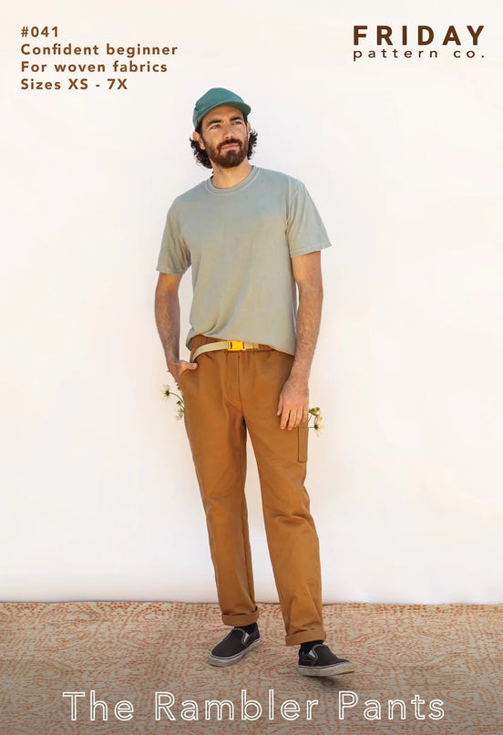Rambler Pants Paper Pattern- Friday Pattern Co.