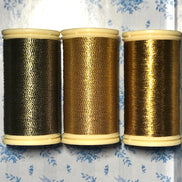 Sajou Assortment #1 Box- Metallic Classic Tones- 12 Spools- Fil au Chinois