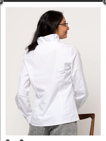 Francesca Woven Shirt- Style Arc Paper Pattern- Sizes 4-16