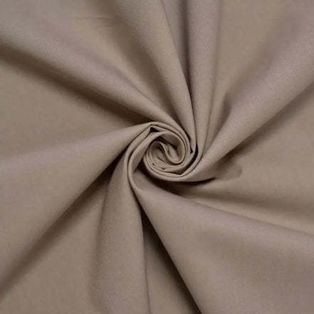 Gray- Brown/ Taupe- “Shroom"- 100% Organic Cotton Poplin- 44” Wide
