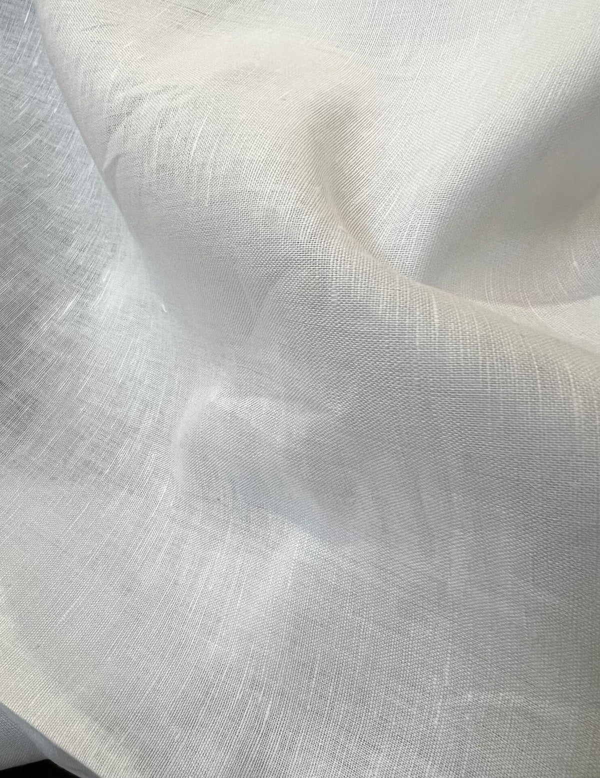 White Handkerchief Linen Cotton Blend- 53