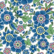 Liberty London- Razai- Blue Tana Lawn Cotton