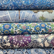 Liberty London- Razai- Blue Tana Lawn Cotton