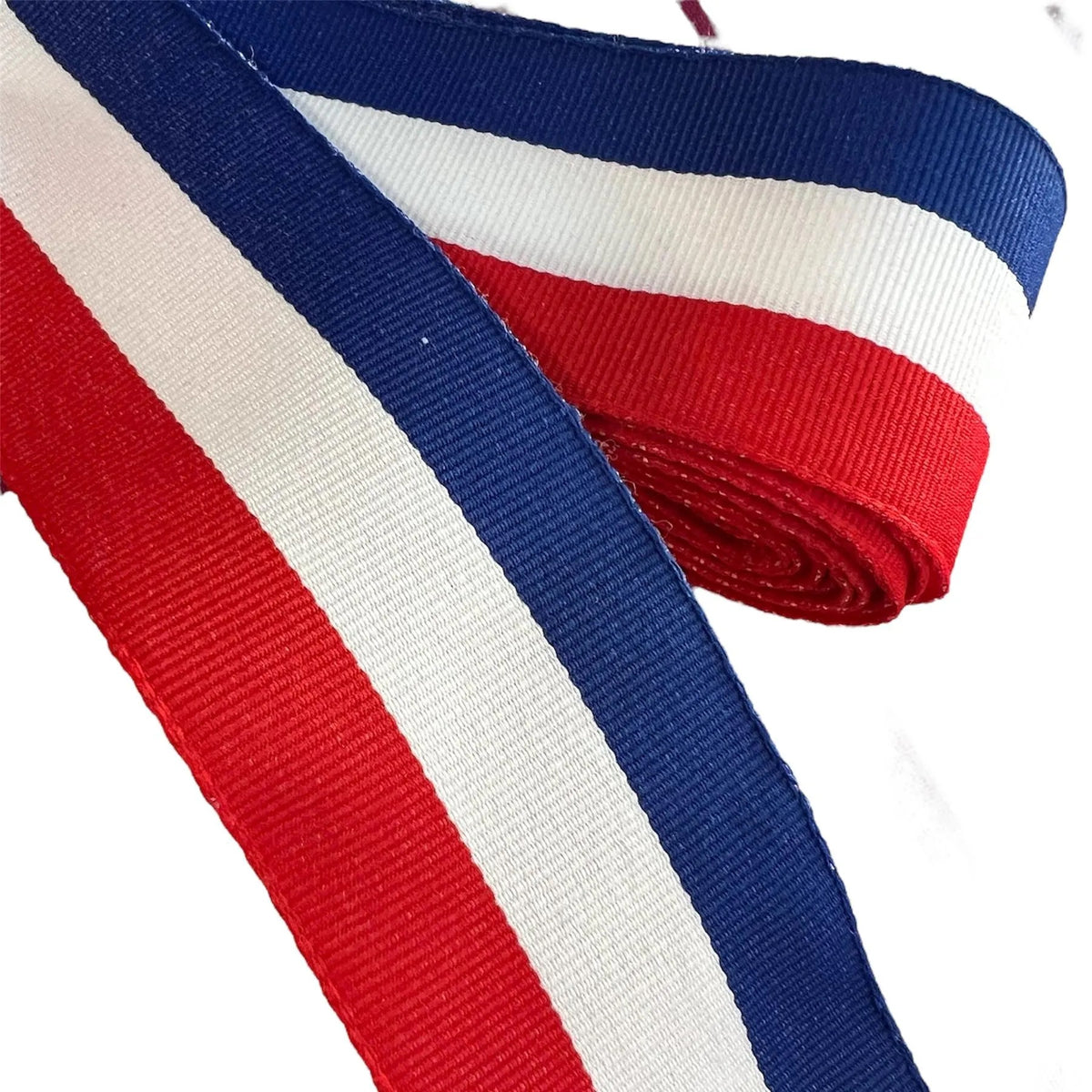 France- Red, White, Blue- Grosgrain Ribbon- 38MM or 1.5” Wide