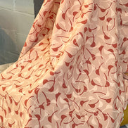 Windy Maple- Rust (Red-Brown), Ecru on Beige- Viscose- Atelier Brunette France