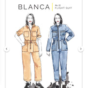Blanca Flight Suit- Closet Core Paper Pattern- Size 0 - 20