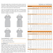 River Dress and Top Paper Pattern- Megan Nielsen