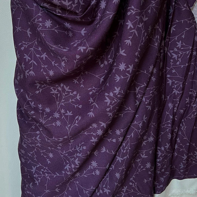 Plum- 58” Wide- Viscose Twill- Stof Fabrics- Light Lush