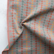 Beautiful Woven Cotton Fabric- “Mosaic- Hidden Spring