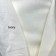 Ivory Handkerchief Linen Cotton Blend- 53
