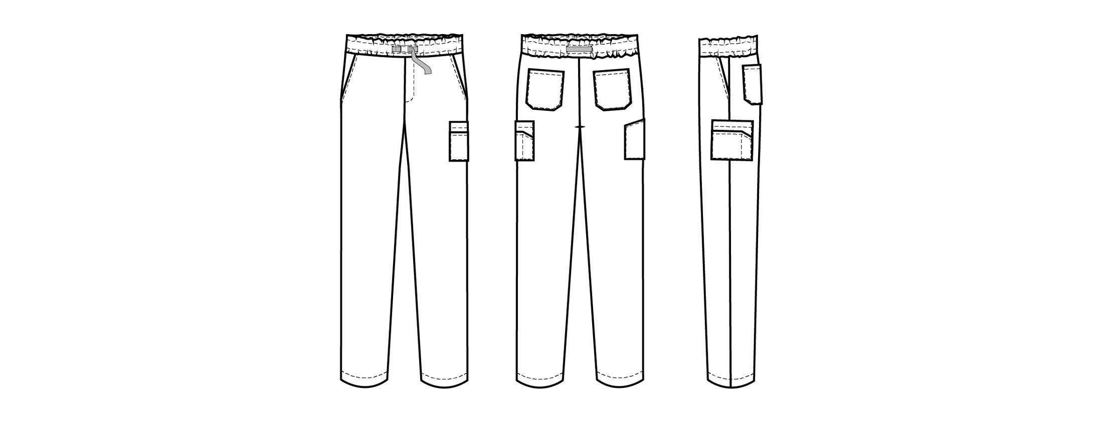 Rambler Pants Paper Pattern- Friday Pattern Co.