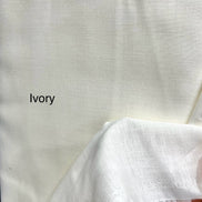 Ivory Handkerchief Linen Cotton Blend- 53