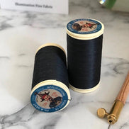 Sajou- No. 180 Black GLOVING THREAD- Fil a gant au Chinois- Spool (150m) or Cone (1000m)