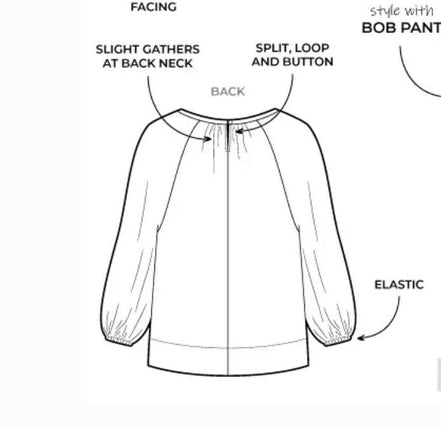 Verona Woven Top- Style Arc Paper Pattern- Sizes 4-16, 10-22, 18-30