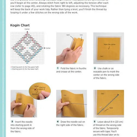 Modern Kogin: Simple and Stylish Sashiko Embroidery