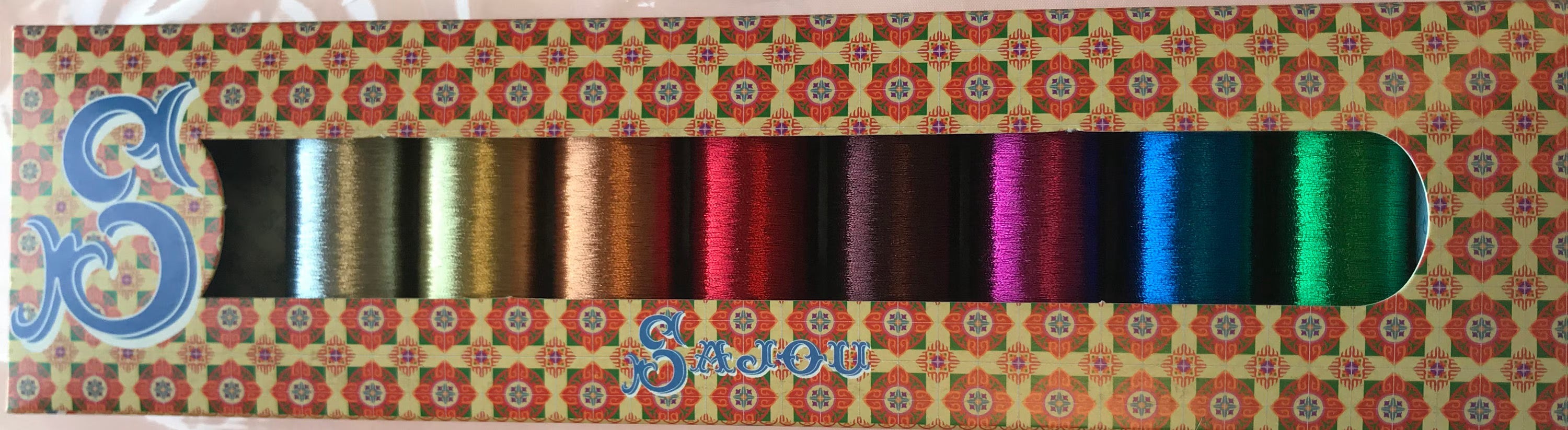 Sajou Selection Box- 8 Spools Metallic Thread